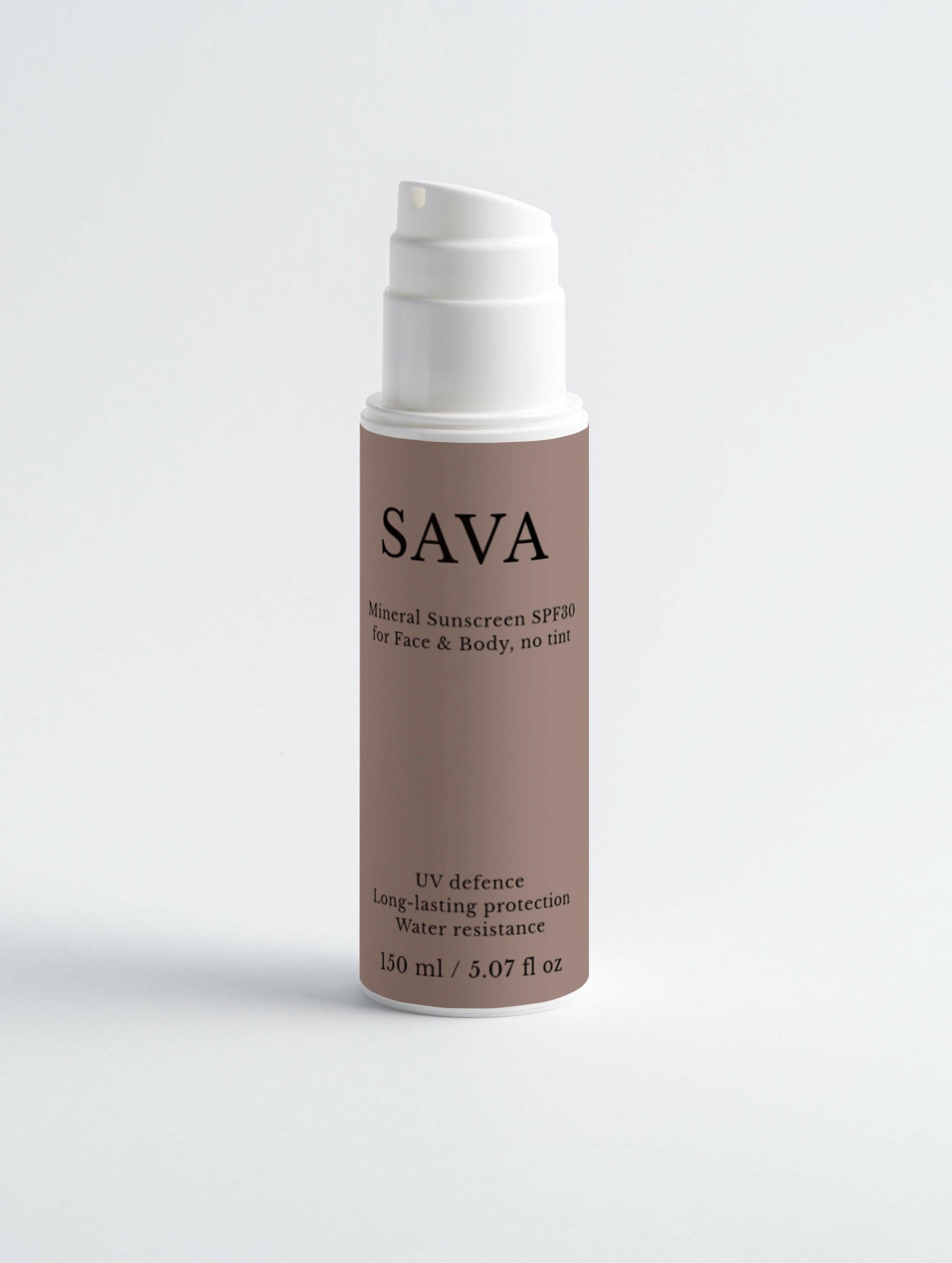 Mineral Sunscreen SPF30 for Face & Body, no tint